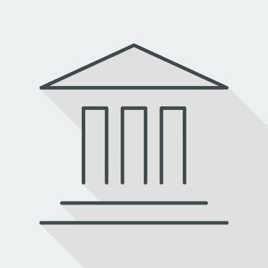 Tarihi Yerler Icon - ince serisi