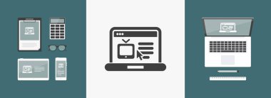 Web tv sitesi simgesi