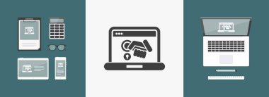 bilgisayar gizlilik kavramı simgesi