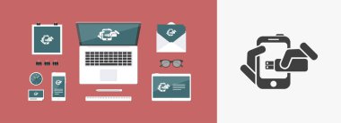 Akıllı telefon depolama simgesi