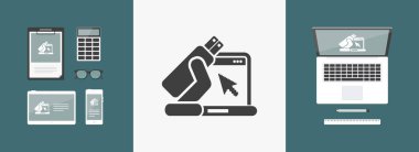 USB bilgisayar simgesi