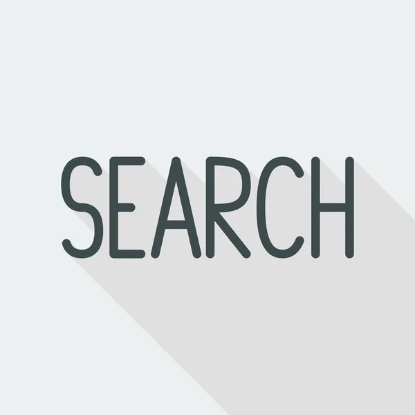 Recherche numérique - icône vectorielle pour le site Web ou l'application informatique — Image vectorielle