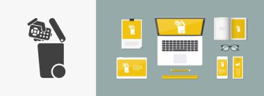 Atık toplama simgesini ayır