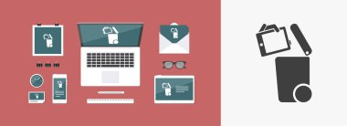 Atık toplama simgesini ayır