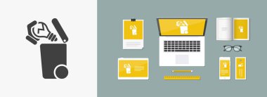 Atık toplama simgesini ayır