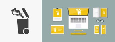 Atık toplama simgesini ayır