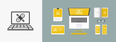 Cumputer onarım yardım hizmeti - web simgesi