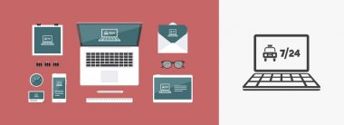 Web taksi servisi simgesini