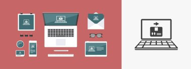 Kurye Web sitesi düğmesini 