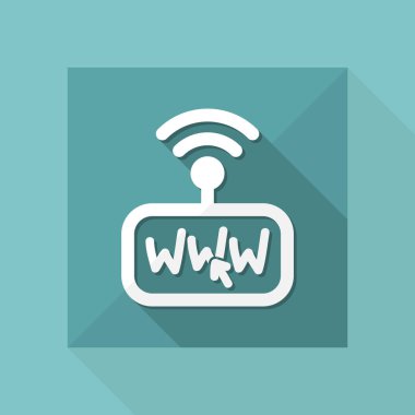 Modem Internet bağlantısı simgesini