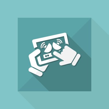 Tablet basit simgesi