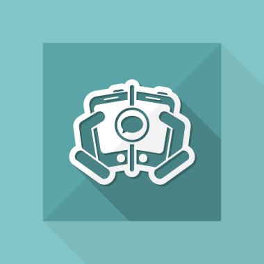 Mobil sohbet simgesi