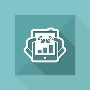 Tablet basit simgesi