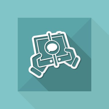 Mobil sohbet simgesi