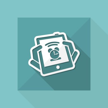 Tablet basit simgesi