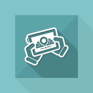 şehir haritası simgesini