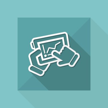 Tablet basit simgesi