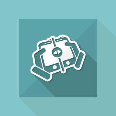 Dosya aktarımı illüstrasyon