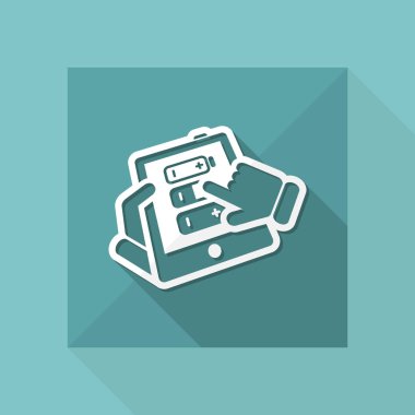 Tablet basit simgesi