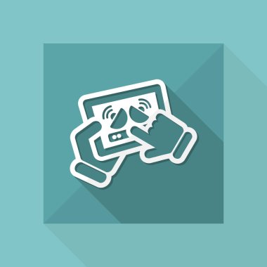 Tablet basit simgesi