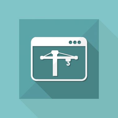 İnşaat simgesi altında