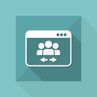 Ağ aktarım simgesini