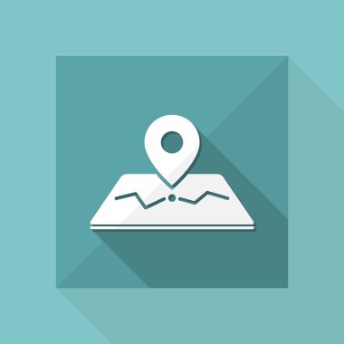 İşaretçi ve harita simgesi