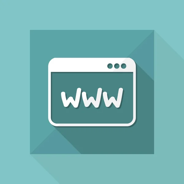 Browser-Websymbol — Stockvektor