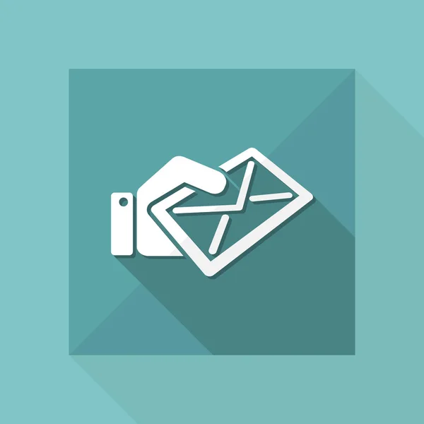 Concept d'icône de courrier — Image vectorielle