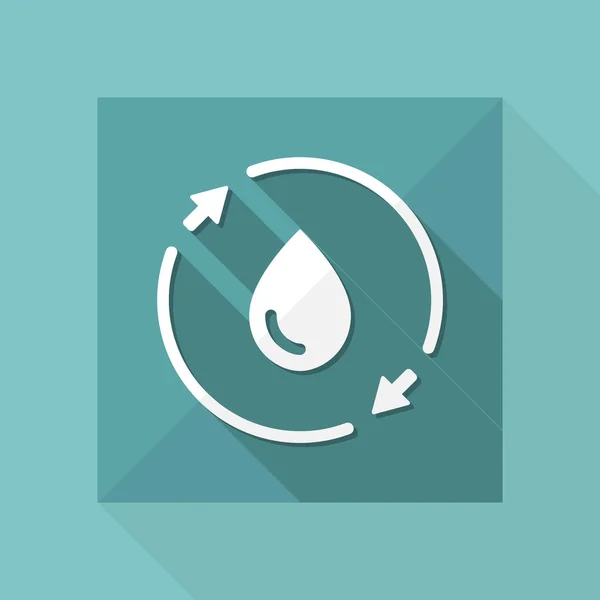 Water drop icon — Stock Vector