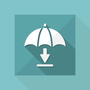 İndir korumalı simgesi