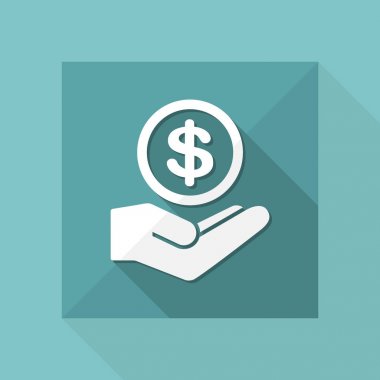 Banka hizmetleri simgesi