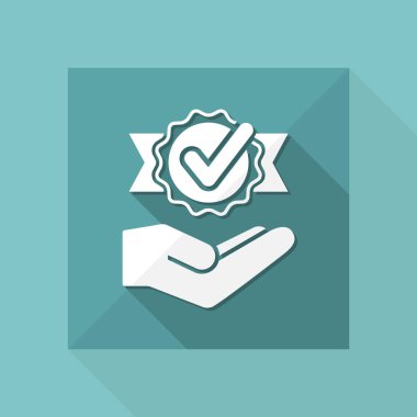 Onay işareti simgesi simgesi