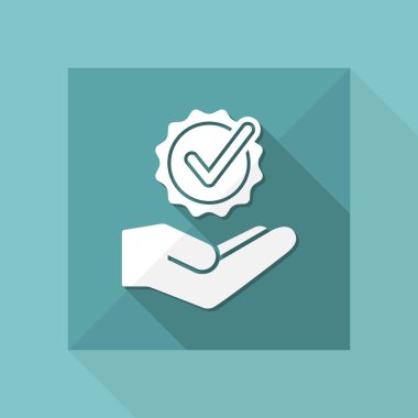 Onay işareti simgesi simgesi