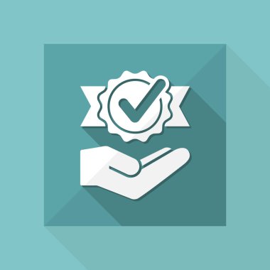 Onay işareti simgesi simgesi