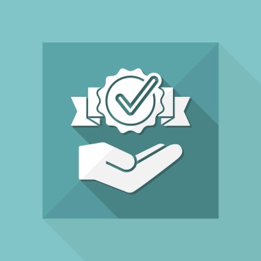 Onay işareti simgesi simgesi