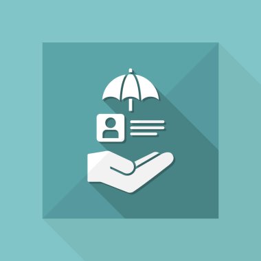 Korumalı hesabı simgesini