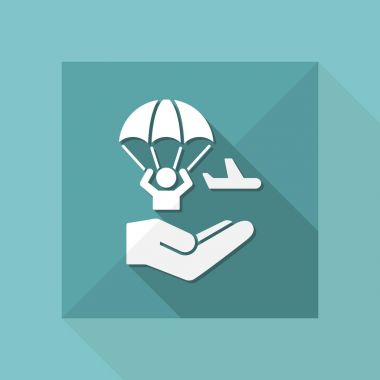 Uçaktan atlama paraşütçü 