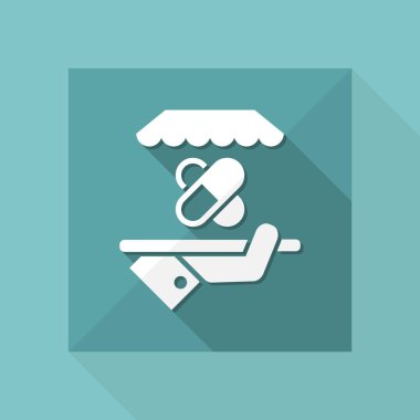 Eczane ya da Sağlık Hizmetleri - web simgesi