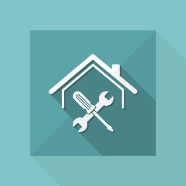 Ev onarım hizmetleri simgesi