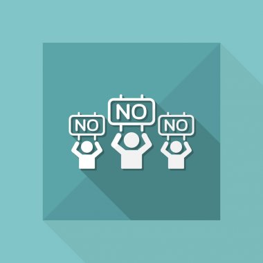 Popüler tezahürü tabelalar simgesiyle