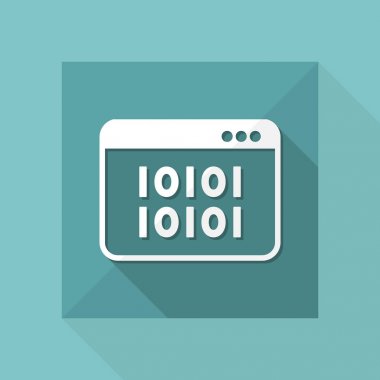 İkili kod - web simgesi