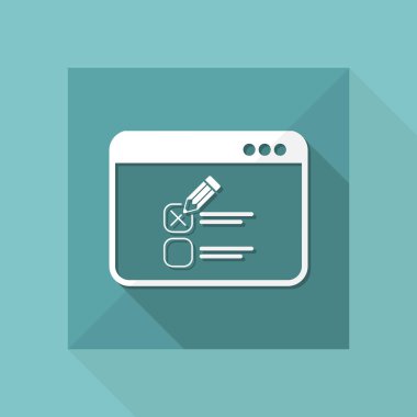 Web testi ile çoktan seçmeli sorular 