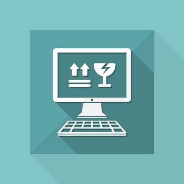  kırılgan ürün teslim simgesi