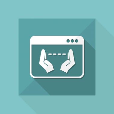 El el simgesi için bilgisayar önlemler 