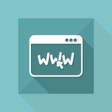 Stilize www bağlantı simgesi