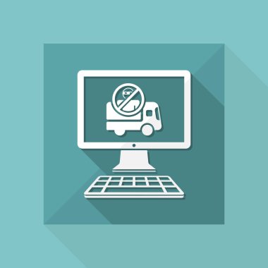 Kamyon taşıma güvenlik bilgisayar kontrolü ile 