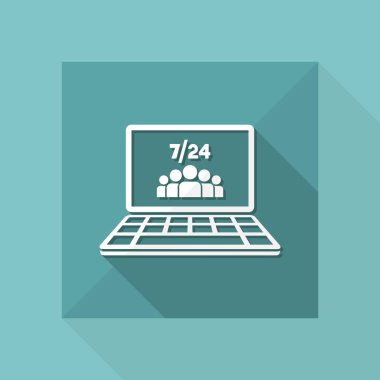 7/24 web takım simgesi