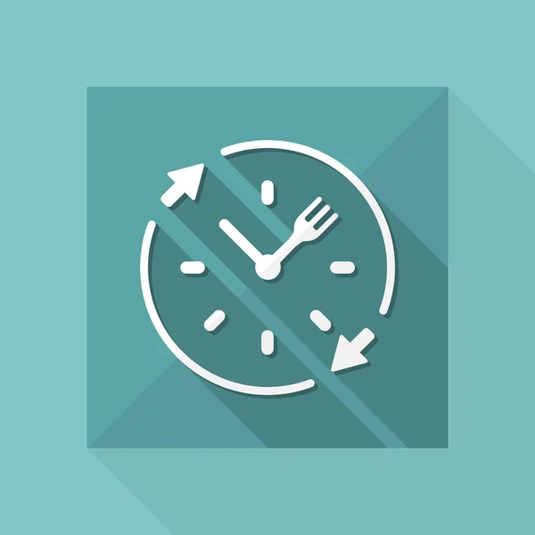 Icona dei servizi alimentari a tempo pieno — Vettoriale Stock