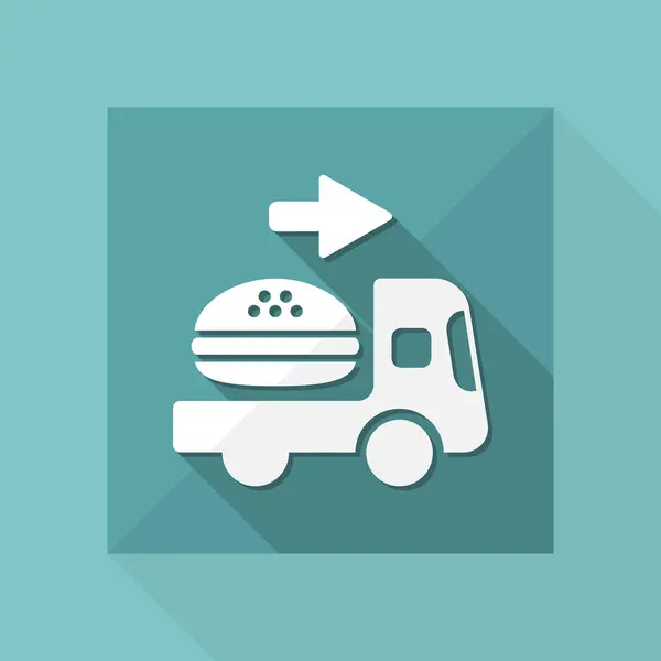 Ikona usług online żywności — Wektor stockowy